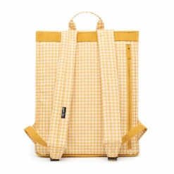 Mochila Lefrik Handy Cuadros Vichy Amarillo (Vichy Mustard) -Equipaje Tienda de ventas 31625