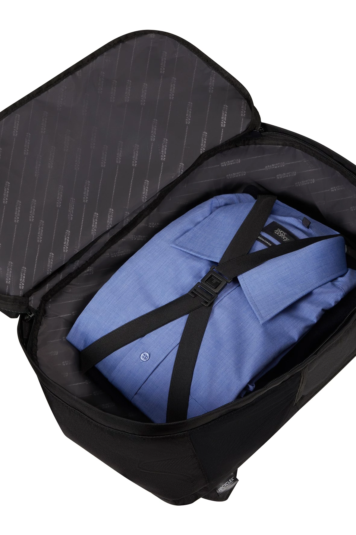 American Tourister Mochila De Viaje Debajo Del Asiento A.T. Urban Track Negro (Asphalt Black) 4 American Tourister Mochila De Viaje Debajo Del Asiento A.T. Urban Track Negro (Asphalt Black) - Imagen 2