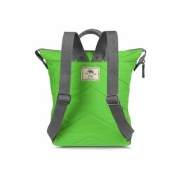Mochila Roka London Bantry B Mediana Sostenible Nylon Verde (Kelly Green) -Equipaje Tienda de ventas 31742