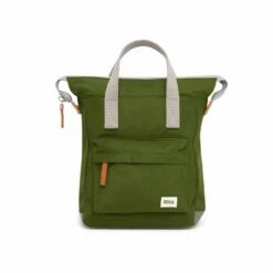 Mochila Roka London Bantry B Pequeña Sostenible Nylon Kaki (Military)