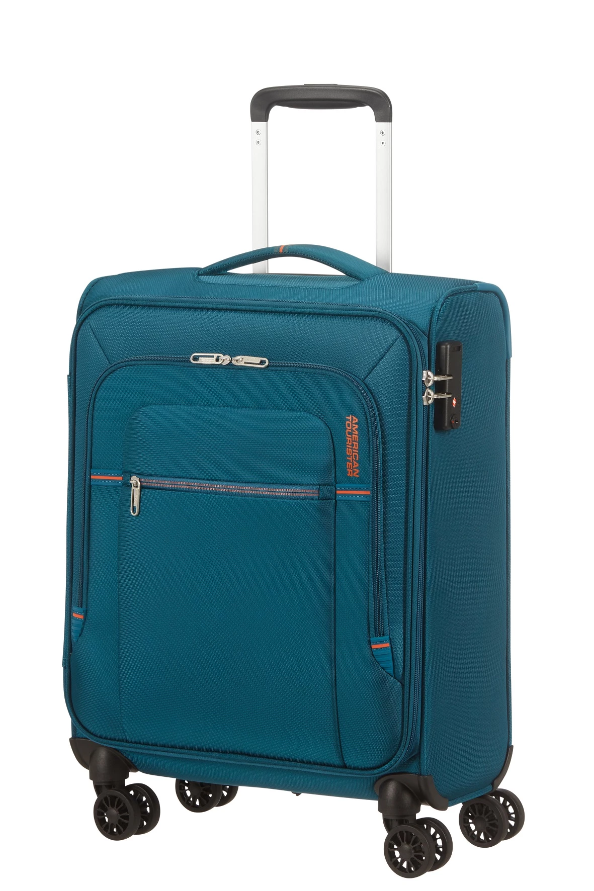 American Tourister Maleta Cabina 55 Cm 4R A.T. Crosstrack Azul (Navy-Orange) 3 American Tourister Maleta Cabina 55 Cm 4R A.T. Crosstrack Azul (Navy-Orange)