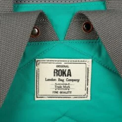 Mochila Roka London Bantry B Mediana Sostenible Nylon Verde (Cyan) 12 Mochila Roka London Bantry B Mediana Sostenible Nylon Verde (Cyan) -Equipaje Tienda de ventas 32046