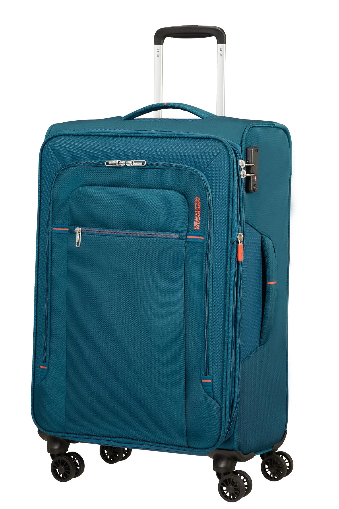 American Tourister Maleta Mediana 67 Cm 4R Exp. A.T. Crosstrack Azul (Navy-Orange) 3 American Tourister Maleta Mediana 67 Cm 4R Exp. A.T. Crosstrack Azul (Navy-Orange)