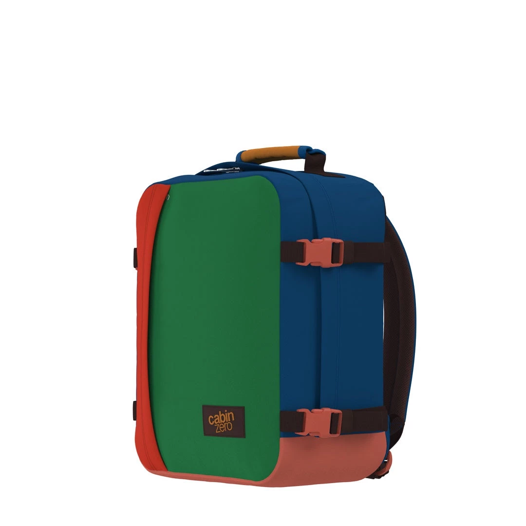 Mochila De Viaje Cabin Zero Classic 28 L Azul/Rojo (TROPICAL BLOCKS) 4 Mochila De Viaje Cabin Zero Classic 28 L Azul/Rojo (TROPICAL BLOCKS) - Imagen 2
