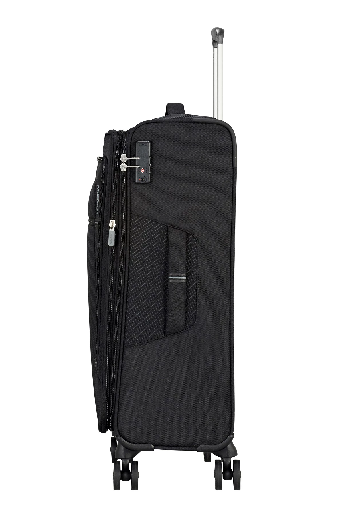 American Tourister Maleta Mediana 67 Cm 4R Exp. A.T. Crosstrack Negro (Black-Grey) 7 American Tourister Maleta Mediana 67 Cm 4R Exp. A.T. Crosstrack Negro (Black-Grey) - Imagen 5