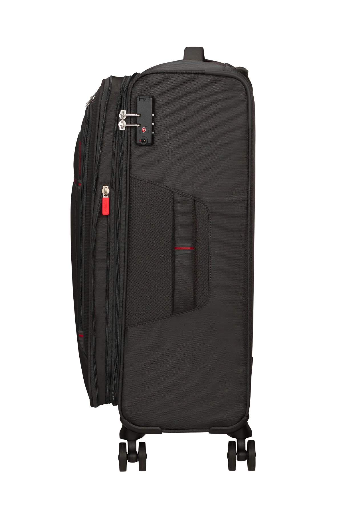 American Tourister Maleta Mediana 67 Cm 4R Exp. A.T. Crosstrack Gris (Grey-Red) 6 American Tourister Maleta Mediana 67 Cm 4R Exp. A.T. Crosstrack Gris (Grey-Red) - Imagen 4