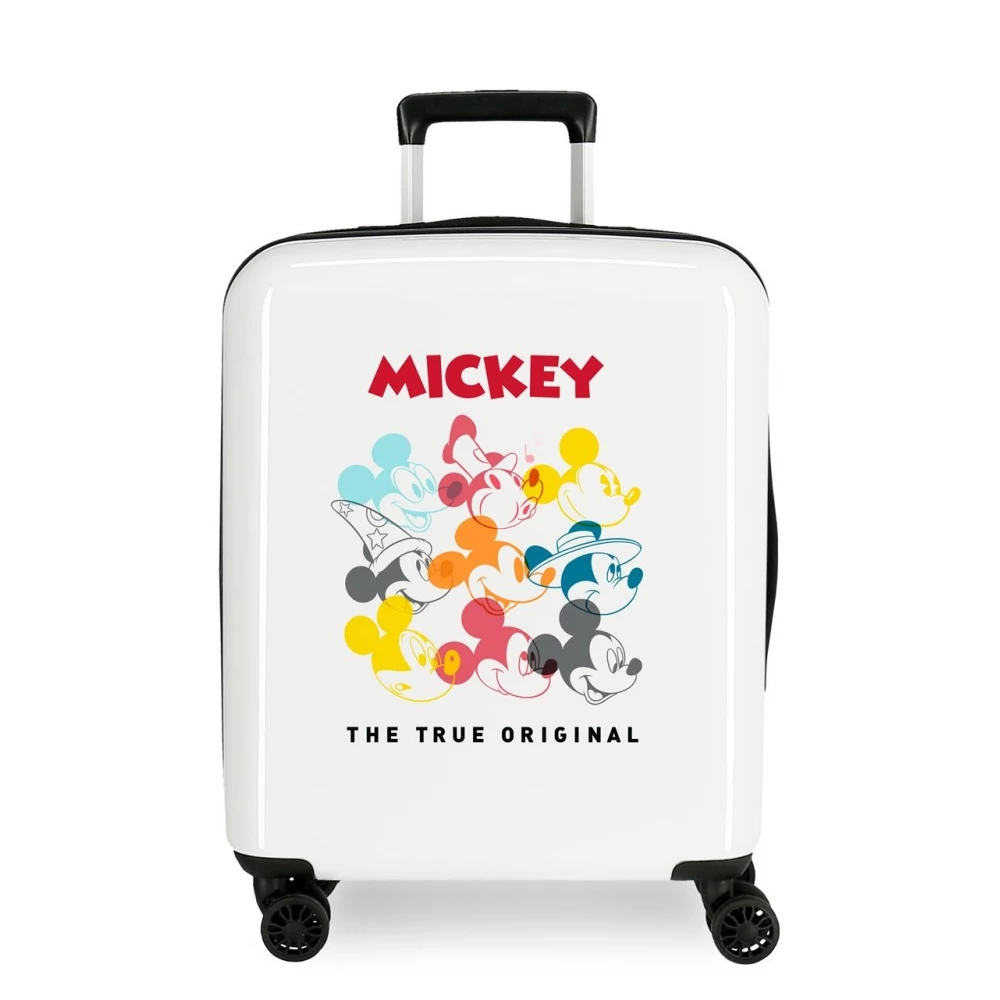 Disney Maleta De Cabina Mickey Magic Caras Beige Rígida 55cm 3 Disney Maleta De Cabina Mickey Magic Caras Beige Rígida 55cm