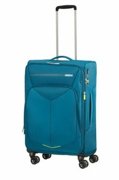 Maleta Mediana 67 Cm 4 Ruedas Exp American Tourister Summerfunk Azul (Teal -Equipaje Tienda de ventas 32406