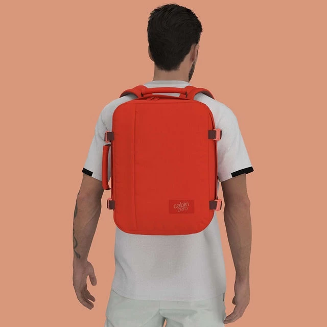 Mochila De Viaje Cabin Zero Classic 28 L Naranja (Tomato Festival) 10 Mochila De Viaje Cabin Zero Classic 28 L Naranja (Tomato Festival) - Imagen 8