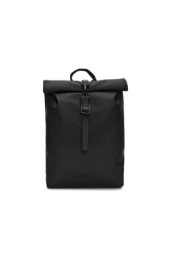Mochila Rains Rolltop Rucksack Mini W3 Negro (Black)