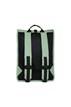 Mochila Rains Rolltop Rucksack Mesh W3 Verde Claro (Haze) -Equipaje Tienda de ventas 32624