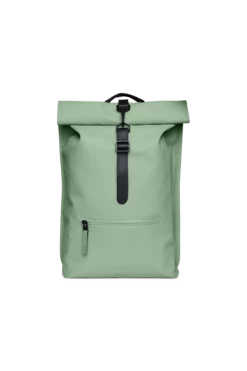 Mochila Rains Rolltop Rucksack W3 Verde Claro (Haze)