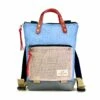Mochila Daniel Chong Mini Book Holder Impermeable Azul-Beige -Equipaje Tienda de ventas 32761