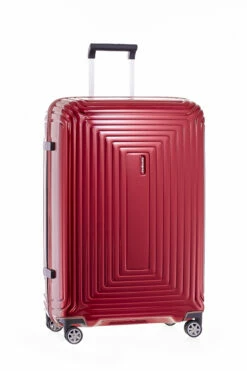Maleta Trolley Samsonite Neopulse Grande 75 Cm 4 Ruedas Rojo Metalizado