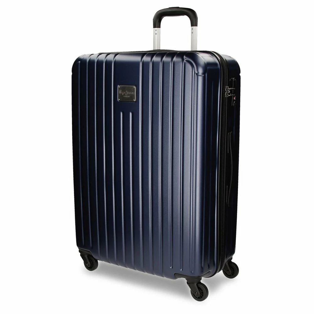 Maleta Mediana Rígida Pepe Jeans Color Stripes Azul 3 Maleta Mediana Rígida Pepe Jeans Color Stripes Azul