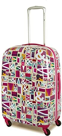 Maleta Trolley Mediano 60 Cm 4 Ruedas Victorio & Lucchino Fucsia
