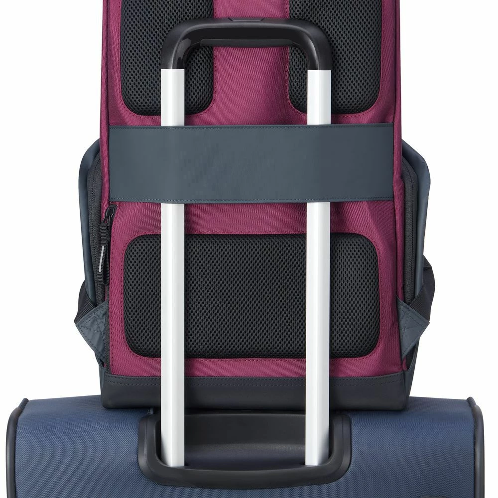 Mochila Delsey Securflap15" Burdeos 8 Mochila Delsey Securflap15" Burdeos - Imagen 6
